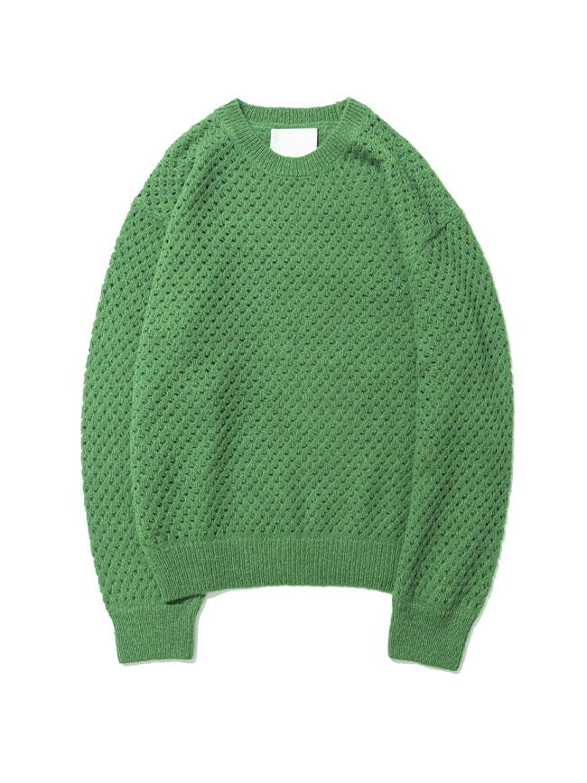 예아_ Perforated Knit [Green]