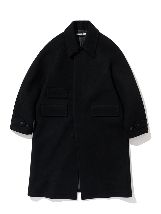 로드존그레이_22fw park wool balmacaan coat [black]