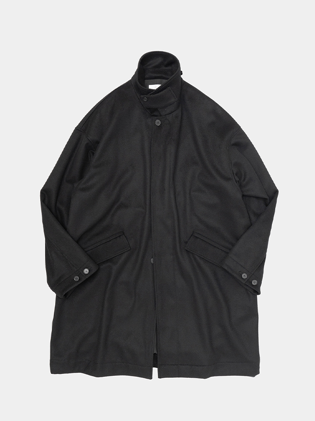 스틸바이핸드_ Oversized Bal Collar Coat [Black]