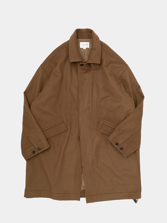 스틸바이핸드_ Oversized Bal Collar Coat [Brown]