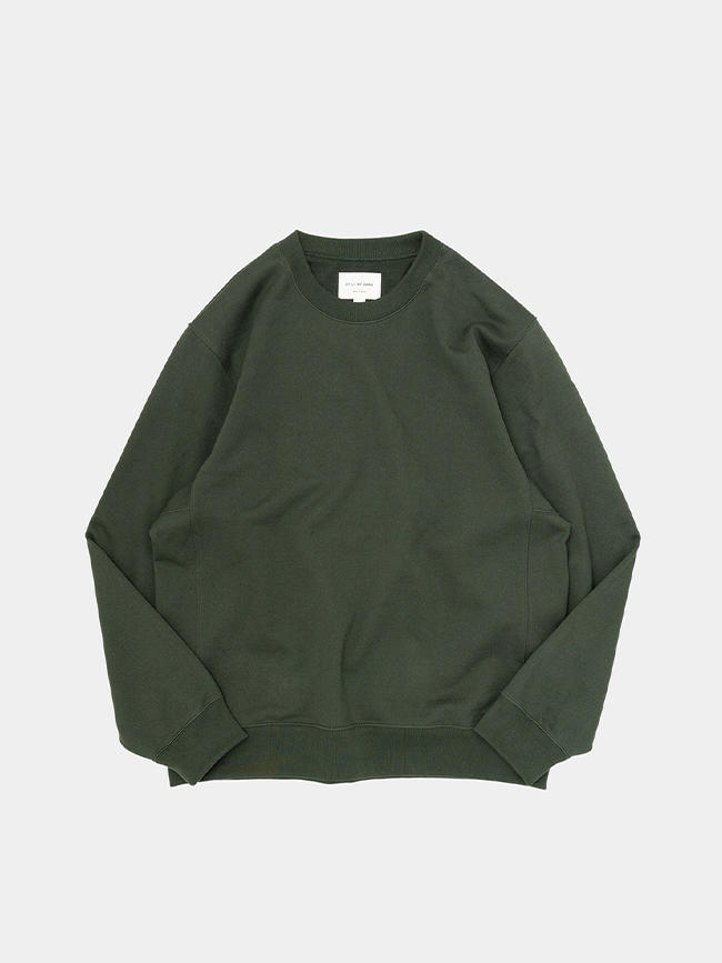 스틸바이핸드_ Pivot Sleeve Sweatshirt [Green]