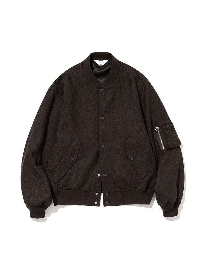 로드존그레이_wool ma-1 blouson jacket [brown]