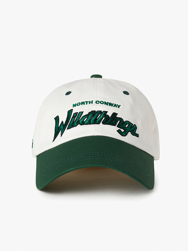 와일드띵스_ WTS 2Tone Logo Cap [Green]