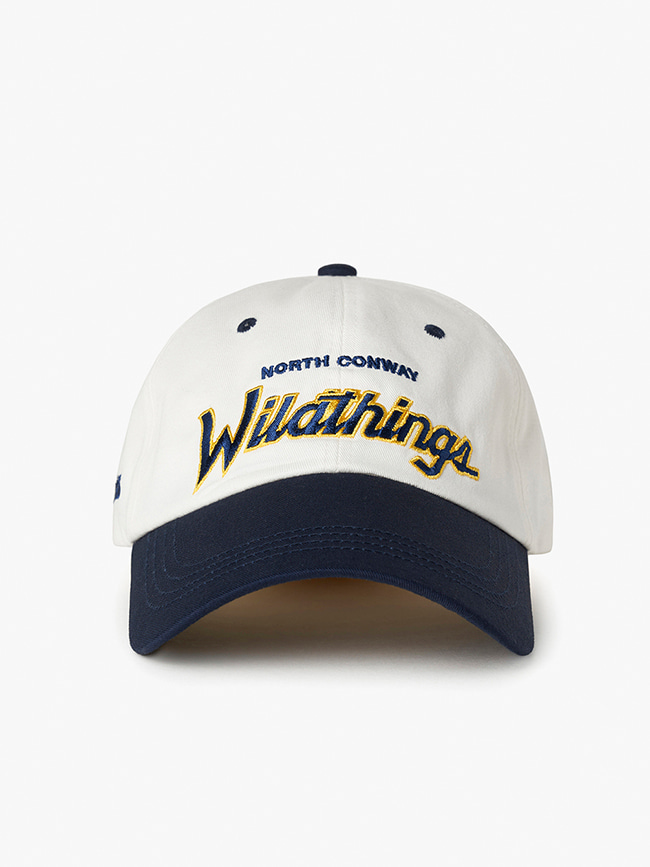 와일드띵스_ WTS 2Tone Logo Cap [Navy]