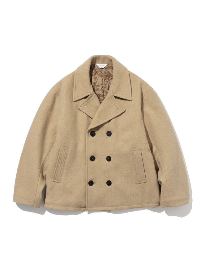 로드존그레이_hyde wool pea coat [beige]