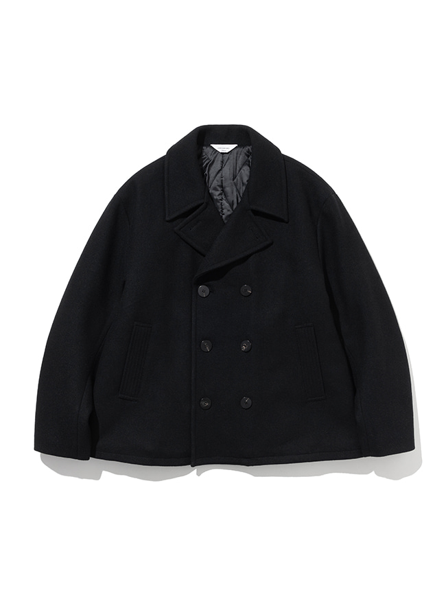 로드존그레이_hyde wool pea coat [black]