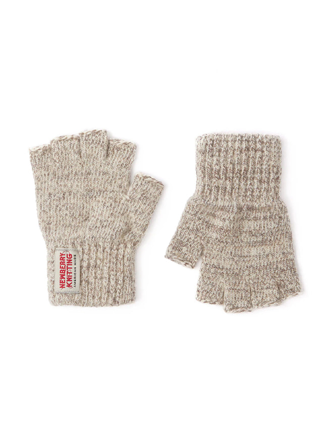 뉴베리니팅_ Fingerless Gloves [Oatmeal]