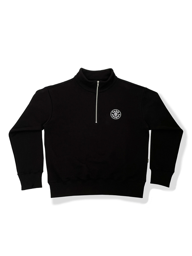 탭루덴스_ TABB Logo Half Zip-Sweatshirt [Black]
