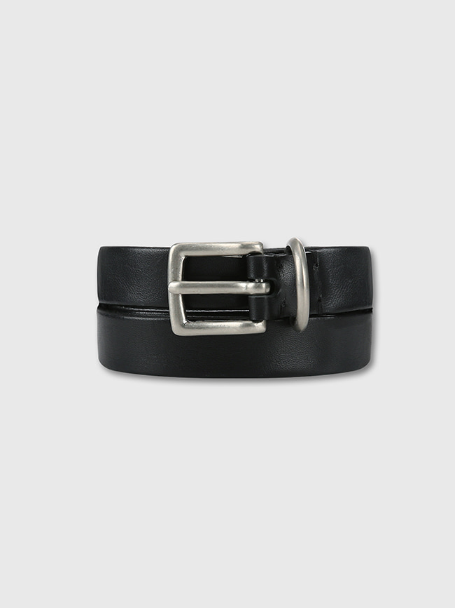 토니웩_ D-ring Loop Slim Belt (Cow leather From Italy)