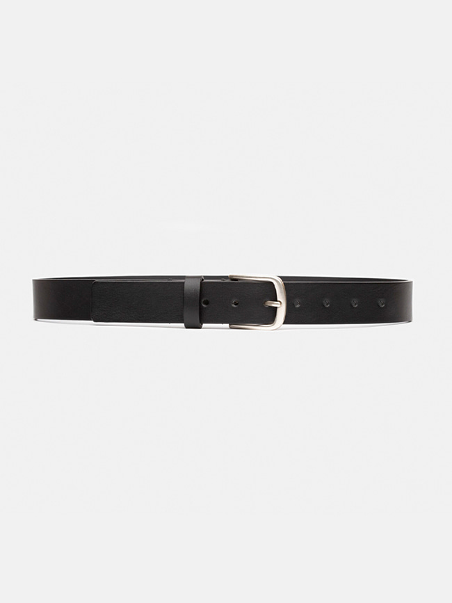 앙시엥 라 벨르_ A1003P Leather Belt [Black]