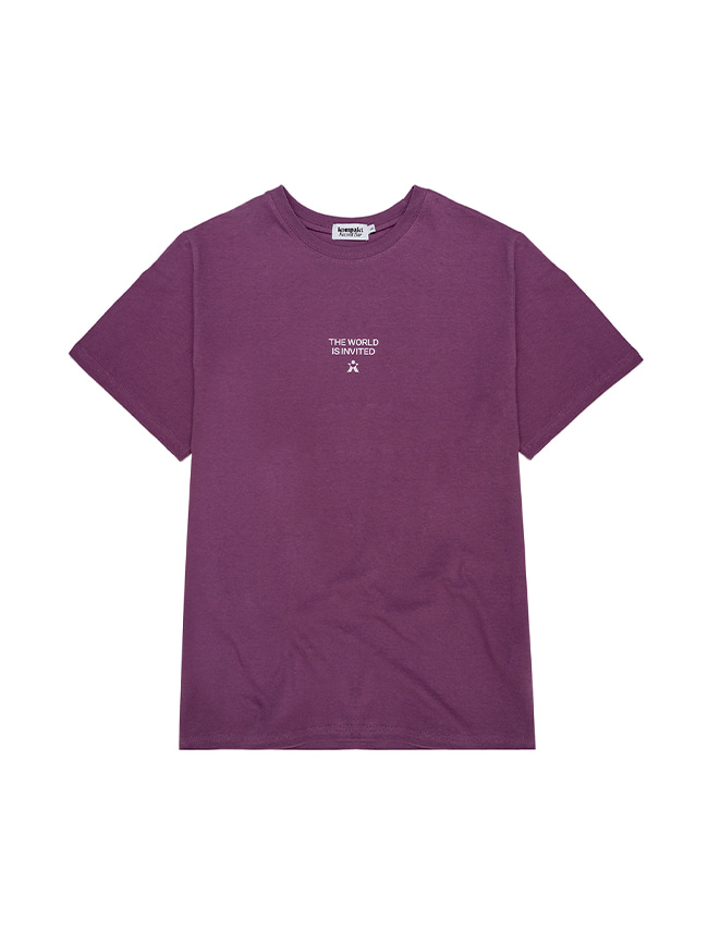 콤팩트 레코드 바_ New Symbol T-Shirt [Purple]