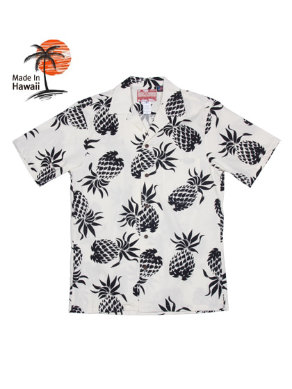 하와이안셔츠_ [B CONDITION] 102C.087 Hawaii Shirts [White/L]