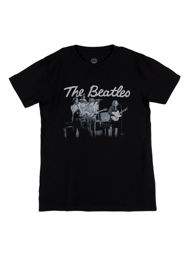 블리치아트_ Beatles 1968 Live Photo T-Shirt [BLACK]