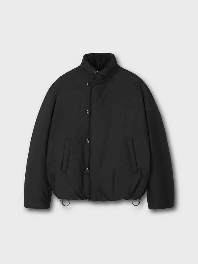 토니웩_ Water-repellent Goose Down Loop Puffer Jacket [Black]