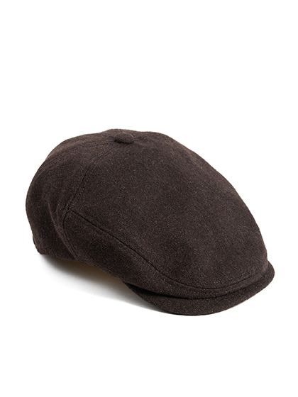 와일드브릭스_MELTON WOOL HUNTING CAP [dark brown]
