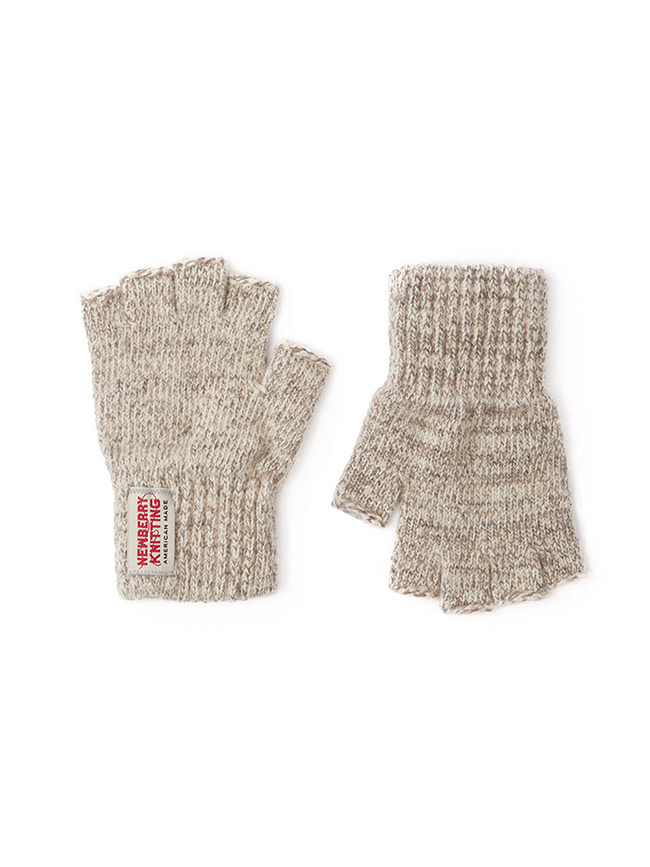 뉴베리니팅_ Fingerless Gloves [Oatmeal]