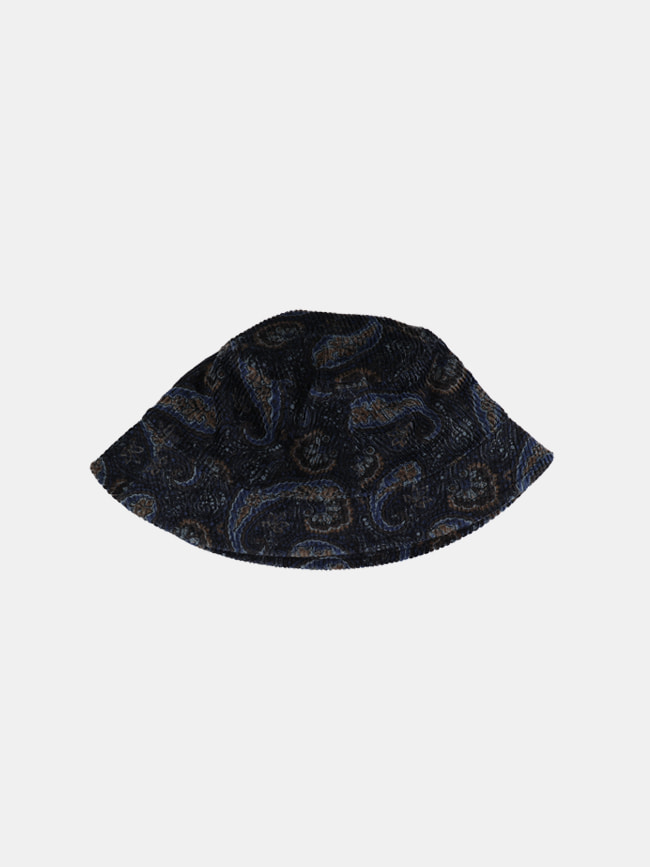 어나니머스이즘_ Paisley Cord Hat [Navy]