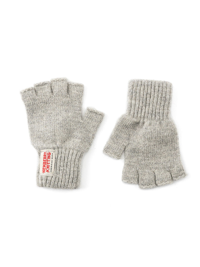 뉴베리니팅_ Fingerless Gloves [Gray]