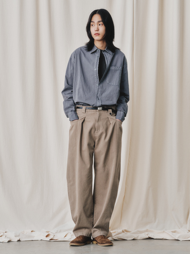 아트 이프 액츠_ Padre Garment-dyed Shirt_ [Bluish Grey]