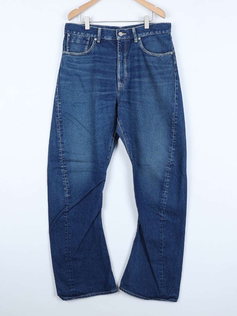 소이_ Washed 3D Jeans [Indigo]