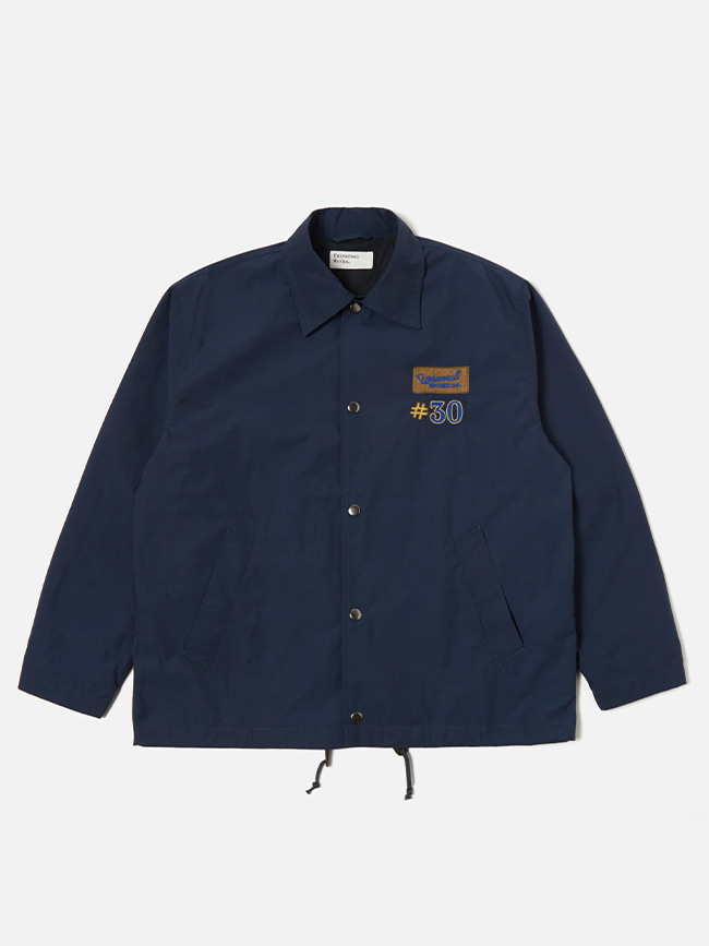 유니버셜웍스_ Embroidered Head Coach Jacket [Navy]