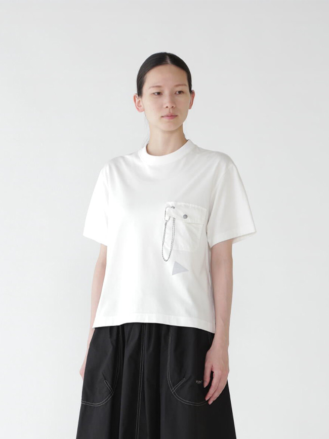 앤드원더_  Pocket T-shirt [WHITE]