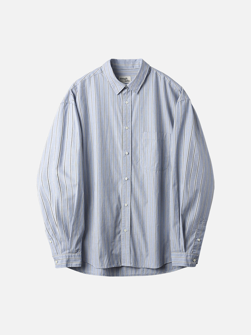 러프사이드_ 24SS  Primary Shirt [Blue Stripe]