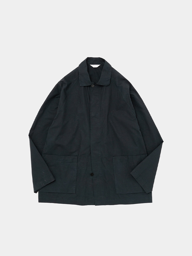 스틸바이핸드_Garment-dye half coat [INK BLACK]