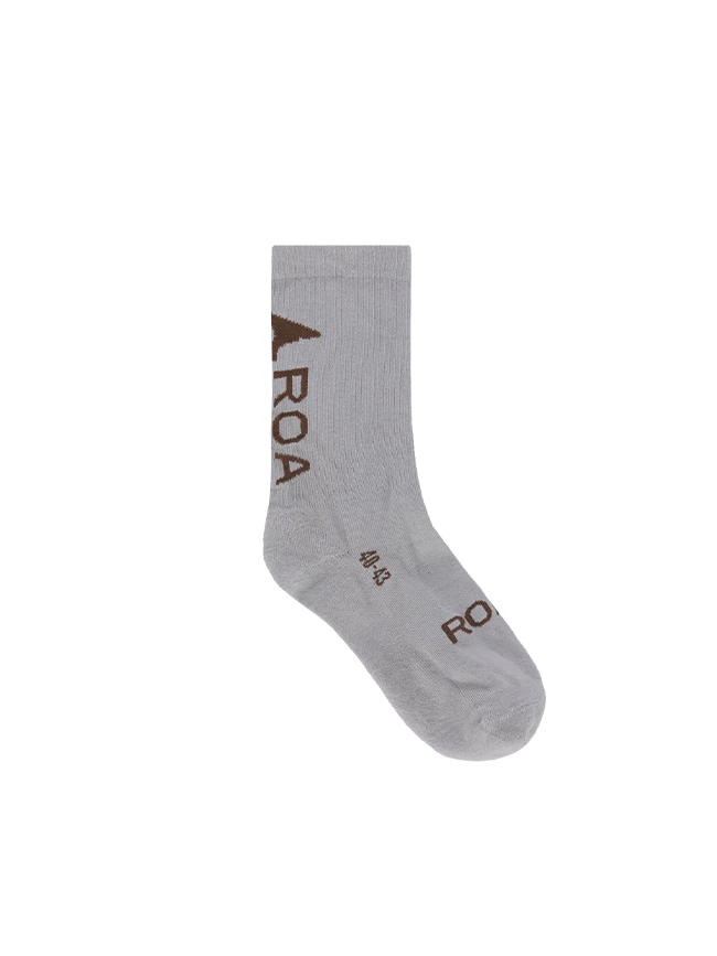 로아_ Logo Socks [Grey]