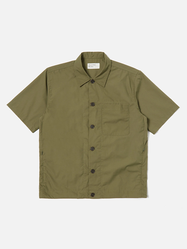 유니버셜웍스_ Tech Recycled Poly Overshirt [Olive]