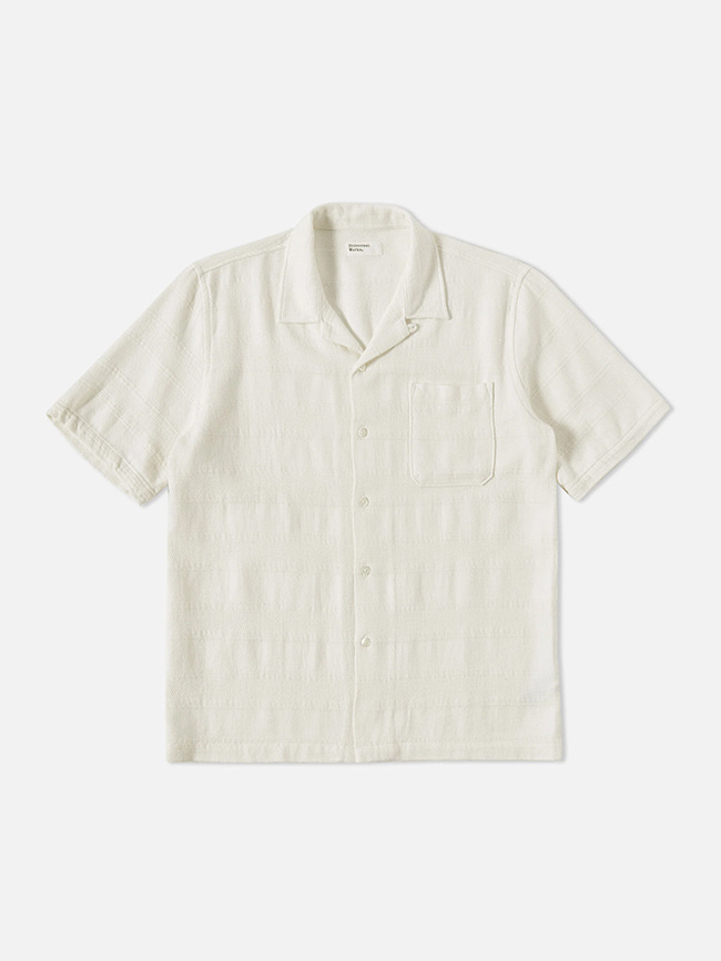 유니버셜웍스_ Road Tipzzi Stripe Shirt [White]