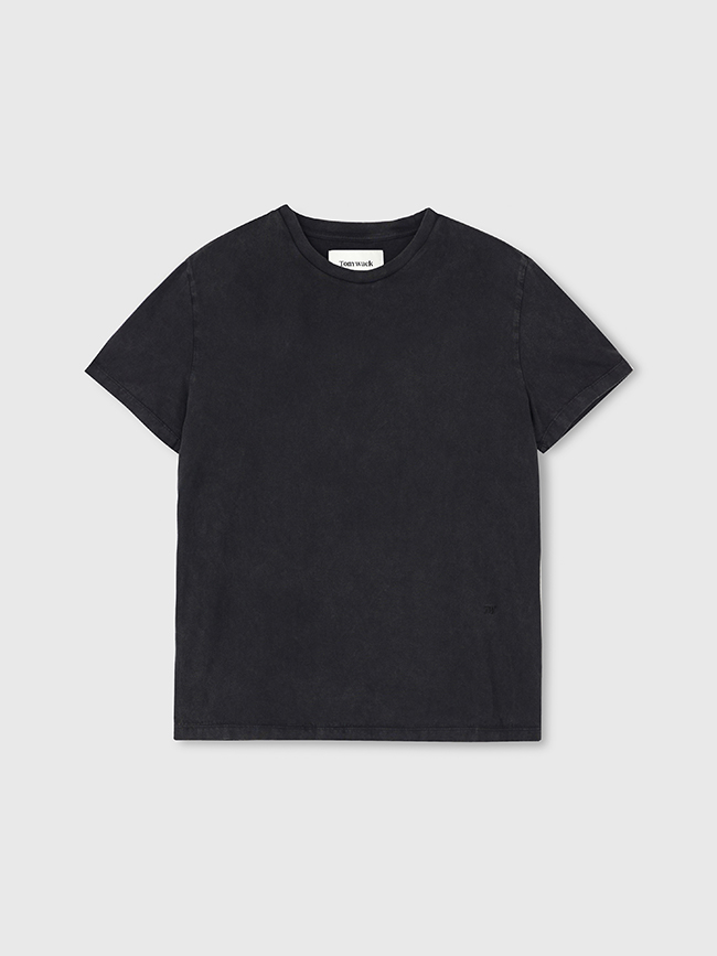 토니웩_  Signature Garment Dyed T-shirt [Carbon]