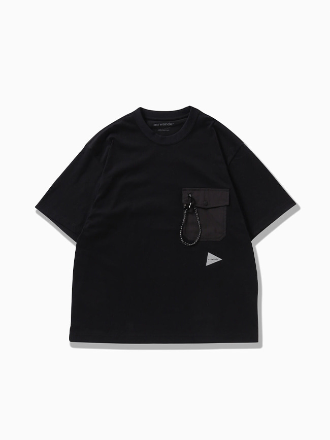 앤드원더_  Pocket T-shirt [BLACK]