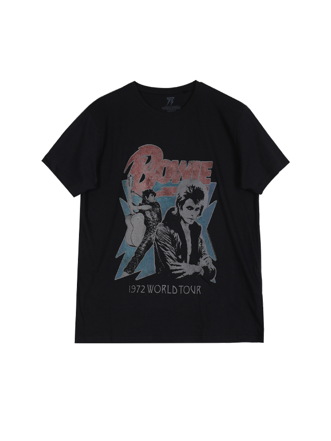 블리치아트_ Bowie 1972 World Tour T-Shirt [BLACK]