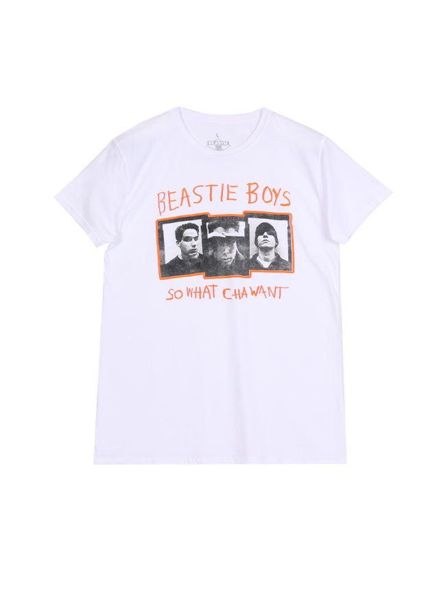블리치아트_ BeastieBoys So What Cha Want T-Shirt [WHITE]