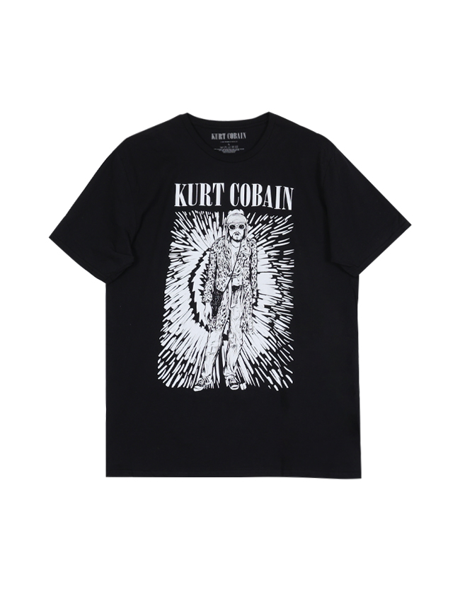 블리치아트_ Kurt Cobain Brilliance T-Shirt [BLACK]