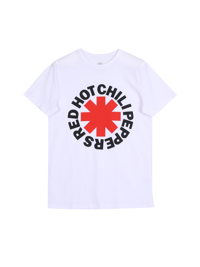 블리치아트_ RHCP Red Asterisk T-Shirt [WHITE]