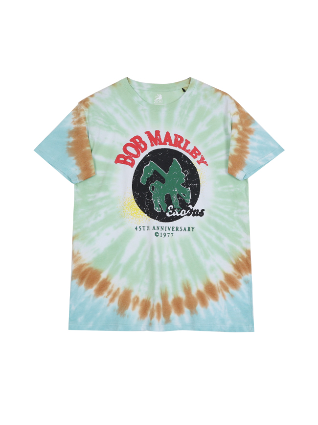 블리치아트_ BobMarley 45th Anniversary T-Shirt [GREEN]