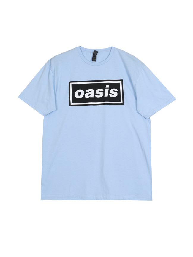 블리치아트_ Oasis Decca Logo T-Shirt [LIGHT BLUE]