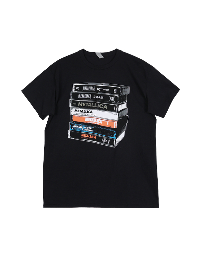 블리치아트_ Metallica Cassette T-Shirt [BLACK]